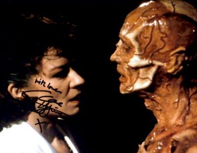 Clare Higgins, signed