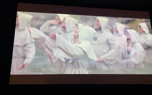 Still from The Colour of Madness: Barbara Crampton