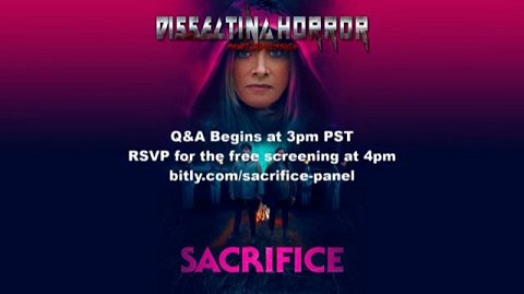 Screenshot: Dread Central Sacrifice Q and A