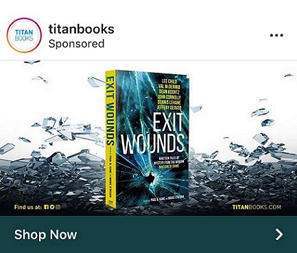 Exit Wounds edited by Paul B Kane and Marie O'Regan. Titan advertisement