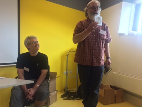 L to R: Paul Kane and Peter Coleborn of Alchemy Press