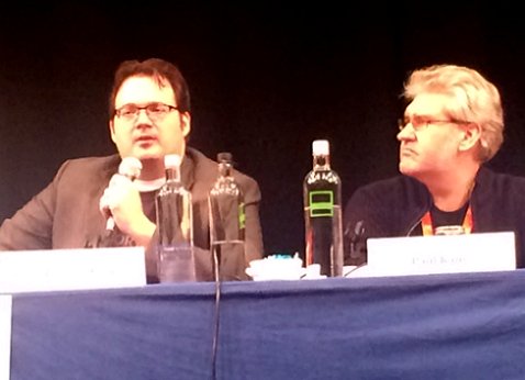 L to R: Brandon Sanderson, Paul Kane