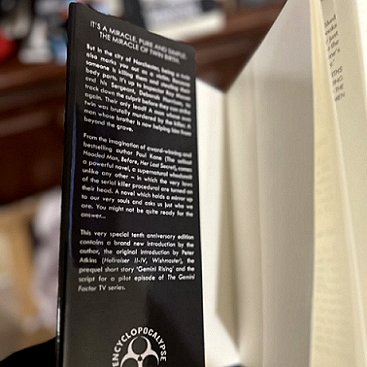 Front inner flap copy of The Gemini Factor by Paul Kane