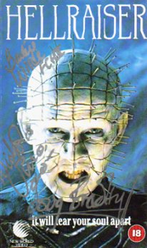 Hellraiser Cover, Signed