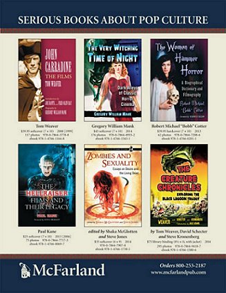 McFarland ad for The Hellraiser Films and their Legacy