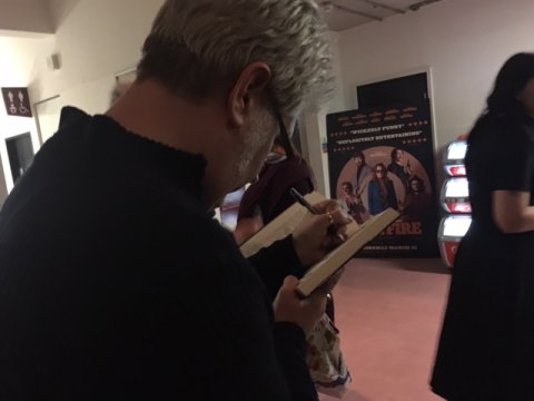 Paul Kane signing copies of Nailbiters