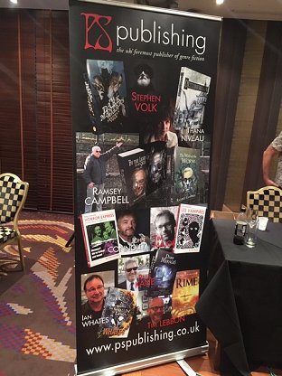 PS Publishing Banner, featuring Dark Mirages by Paul Kane