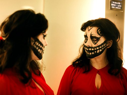 Alice Lowe in a scene from Prevenge