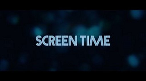Screenshot: SCREEN TIME banner