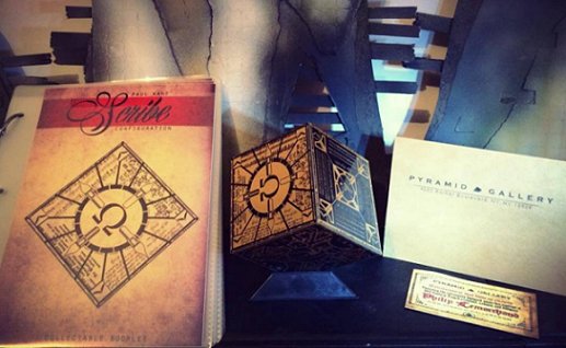 Image of The Scribe Box from Pyramid Gallery - a puzzle box designed by Paul Kane