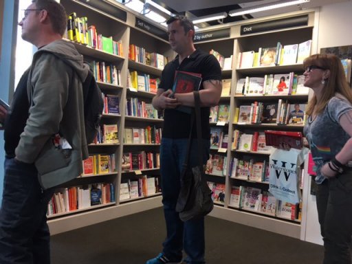 Signing at Waterstones Liverpool One for Sherlock Holmes and the Servants of Hell by Paul Kane, Voices of the Damned by Barbie Wilde