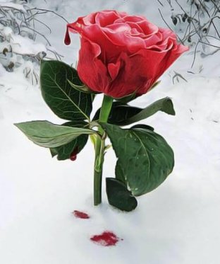 Snow artwork