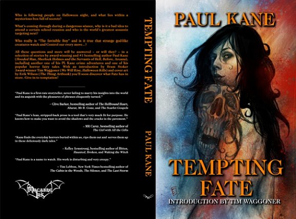 wraparound cover for Tempting Fate by Paul Kane
