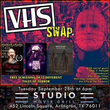 Screenshot: VHS Swap - Screening of The Torturer