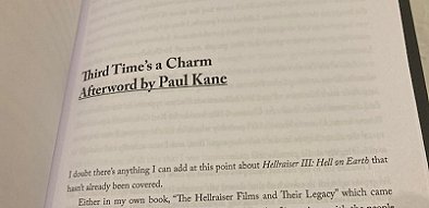 Title page: Third Time's a Charm, Afterword by Paul Kane