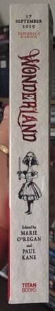 Spine of Wonderland, edited by Marie O'Regan and Paul Kane